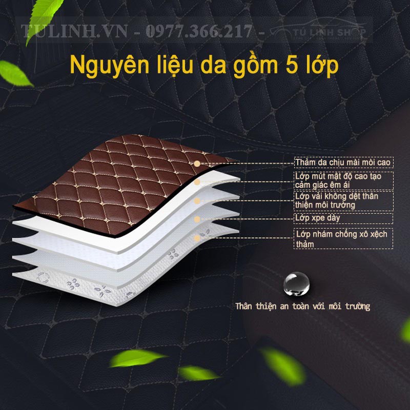 Thảm Lót Sàn 5D 6D cho xe 5 chỗ, 7 chỗ Honda, Kia, Mazda, Hyundai, Toyota, Mitsubishi, Vinfast, Ford, Chevrolet...