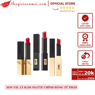 (FULL VERSION) Son Thỏi Lì YSL Slim Matte Chính Hãng