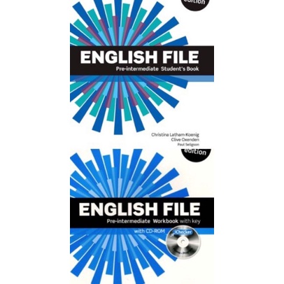 [Mã LIFEXANH03 giảm 10% đơn 500K] english file CB + WB ( cb có màu ,wb ko màu)