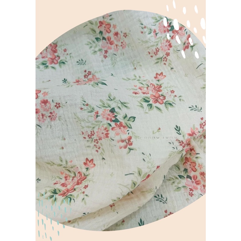 Vải voan tơ hoa 4LClover đủ loại