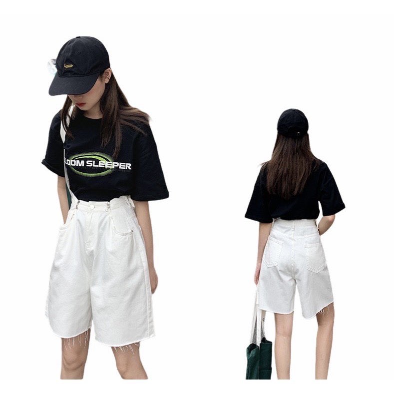 Quần short kaki cài eo Ulzzang Form Unisex - GIN STORE