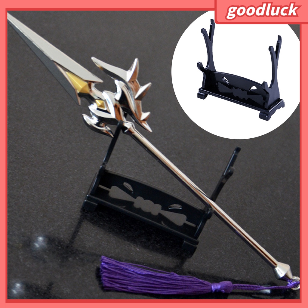 Giá đỡ thanh kiếm hai tầng bằng nhựa thân thiện với môi trường trang trí phòng ngủ