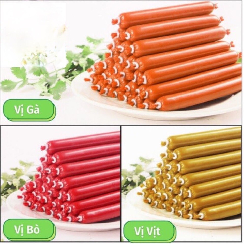 Xúc Xích Cho Chó Mèo thanh 15gr- Giàu Dinh Dưỡng, Vitamin, Đạm