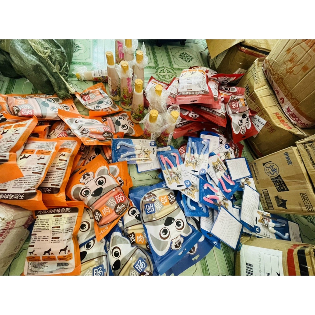 Đồ ăn cho chó, xúc xích cho chó mèo Taotao pet, snack thưởng thú cưng, thức ăn thú cưng BaeYi petshop