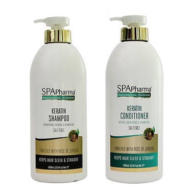 Set gội xả siêu phục hồi tóc chuẩn salon SPAPharma 1000ml