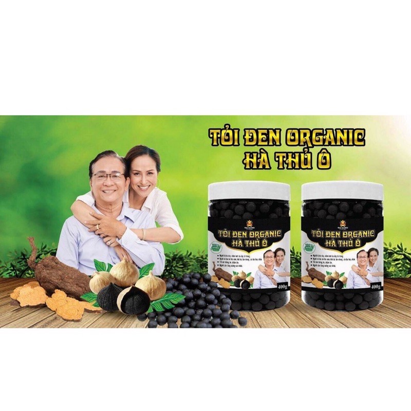 [hàng chính hãng] Tỏi đen oganic hà thủ ô (400g)