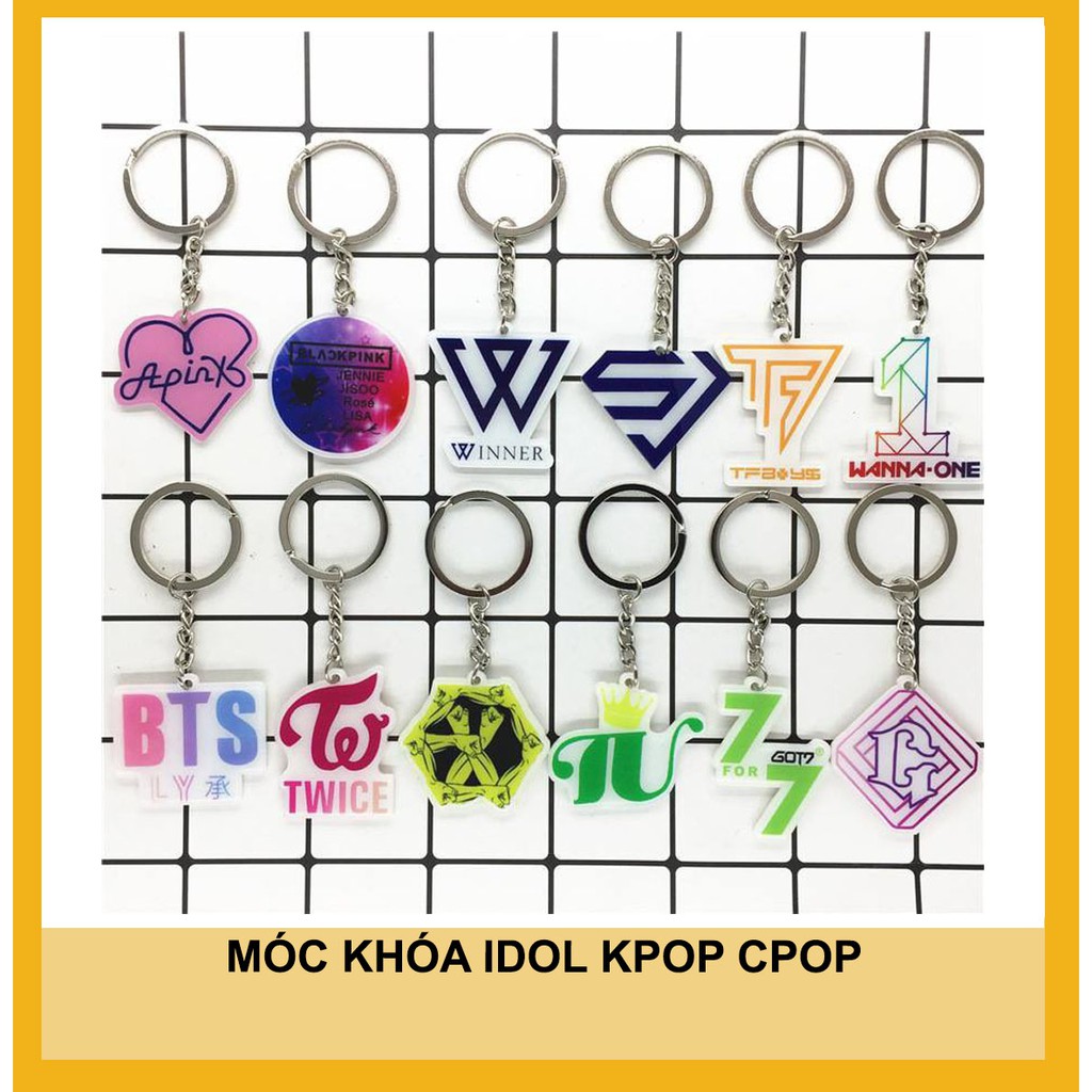 móc khóa idol kpop