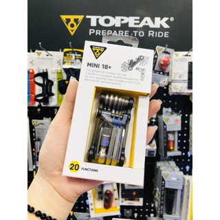 Bộ lục giác Mini Tool TOPEAK mini 18+ (20 Chức Năng) TT2518