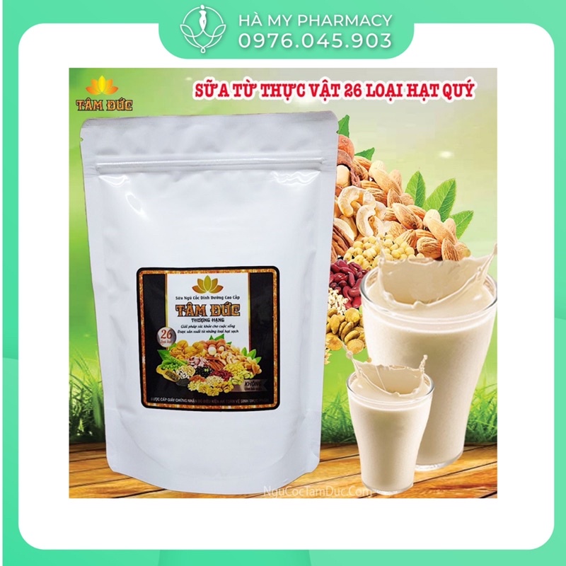 Ngũ Cốc Tâm Đức Thượng Hạng 26 Loại Hạt Túi 500gram Tốt Cho Sức Khỏe