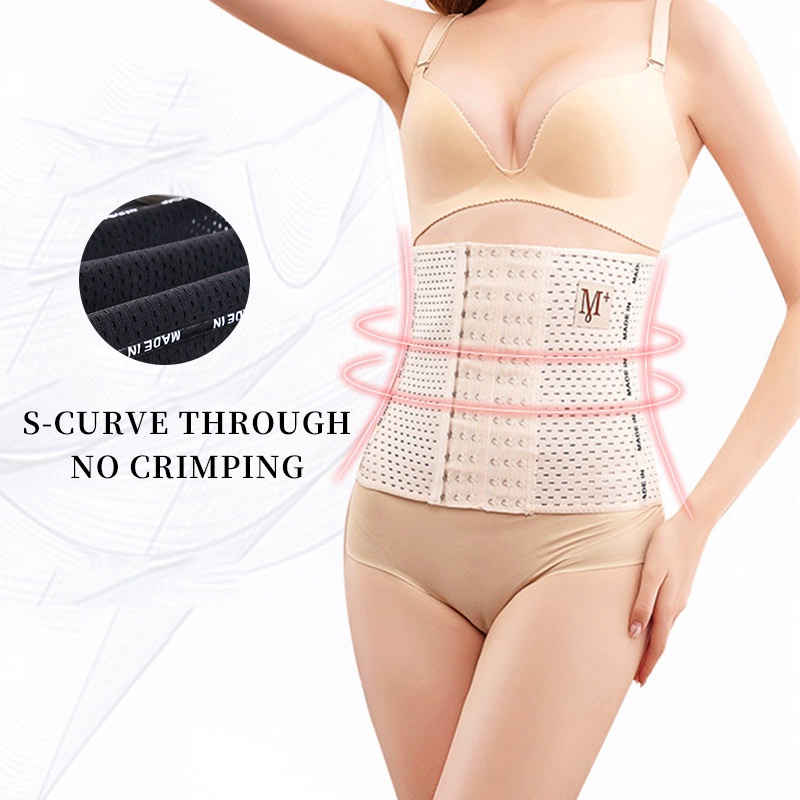 [Hàng mới về] Đai nịt bụng định hình cơ thể thon gọn thoáng khí có thể điều chỉnh kích thước cho phụ nữ sau sinh