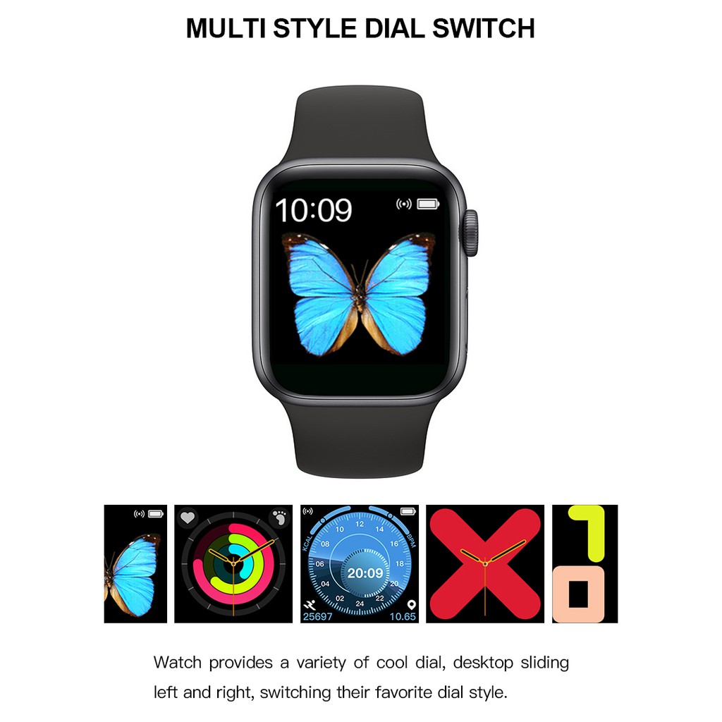 Đồng Hồ Thông Minh SmartWatch T500 - Theo Dõi Sức Khỏe - Nghe Gọi - Chống Nước IP67 - Thay Dây Chung Với AppleWatch 44mm