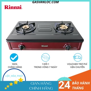 Bếp ga đôi rinnai rv-b274sr - ngọn lửa xanh - tiết kiệm ga - hàng chính hãng