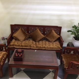 Trọn bộ thảm ghế sofa nỉ nhung sang trọng