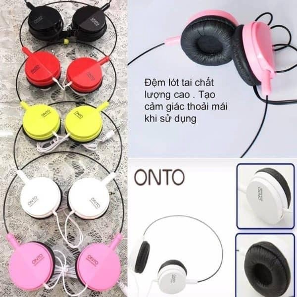 TAI NGHE CHỤP TAI ONTO+TẶNG 1BAO CAO SU GÂN GAI KÉO DÀI THỜI GIAN AZODRA 4IN 1