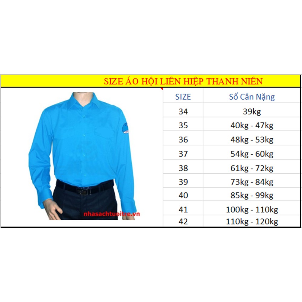 Áo Hội Liên Hiệp Thanh Niên Tay Dài