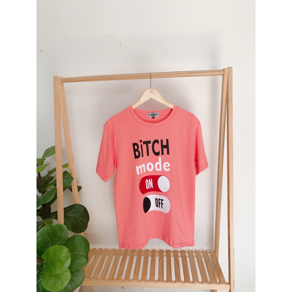 Áo Thun Nam Nữ Unisex Form Rộng Màu Hồng Phối Chữ  Mr Smile 99 Shop
