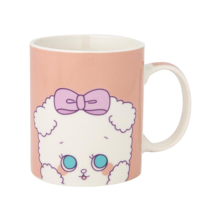 Cốc Uống Nước ARTBOX Hàn Quốc Màu Hồng Hình Babichon Dung Tích 340ml