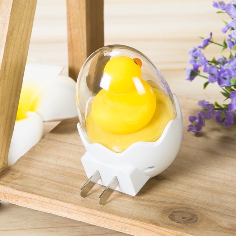 Đèn ngủ cảm ứng hình con vịt vàng dễ thương