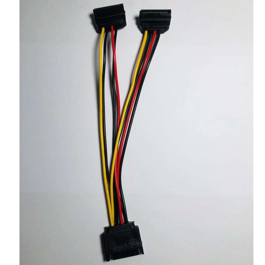 Cáp chia nguồn sata 1 ra 2 đầu vuông góc 90 độ