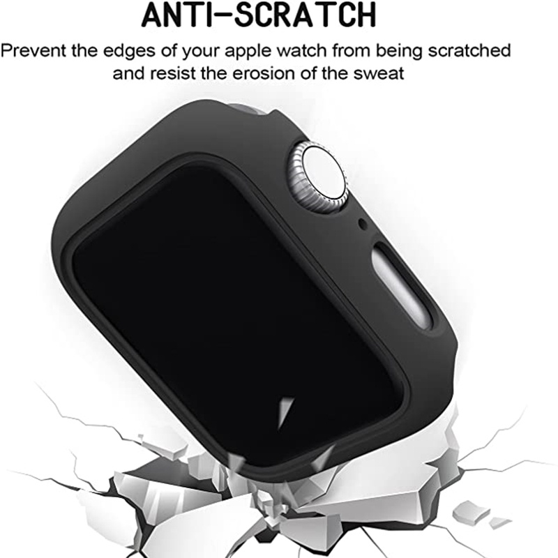 Ốp Bảo Vệ Bằng PC Cứng Siêu Mỏng Chống Sốc Cho Apple Watch Series 7 45mm iwatch 41mm