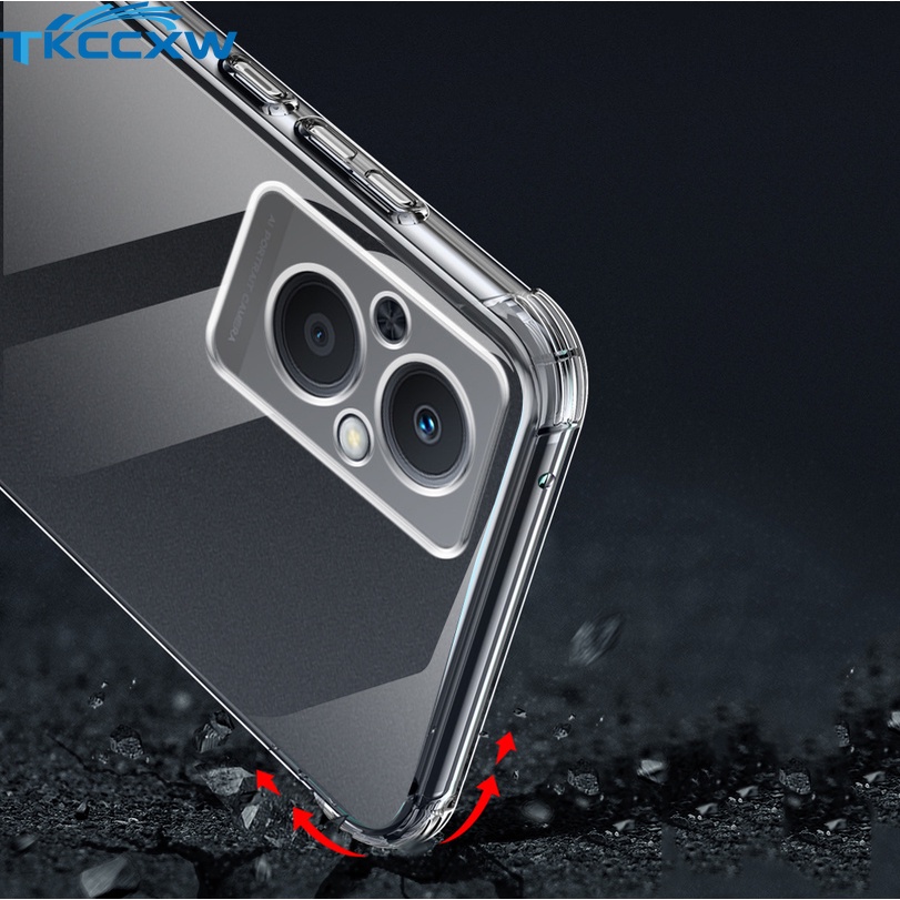 Ốp Điện Thoại Silicon Trong Suốt Chống Sốc Cho OPPO A36 A96 A76 A16e A16K Reno 7 Z 7 Pro 7 SE Find X5 Pro X5 Lite