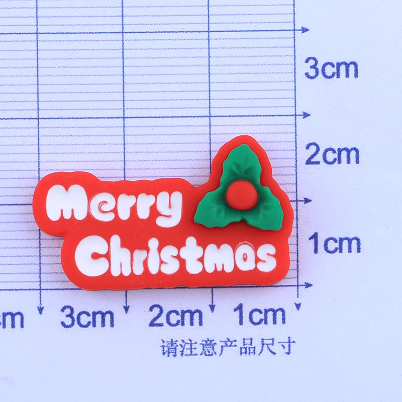 Set 10 Phụ Kiện Trang Trí Giáng Sinh Bằng Nhựa Cho Điện Thoại