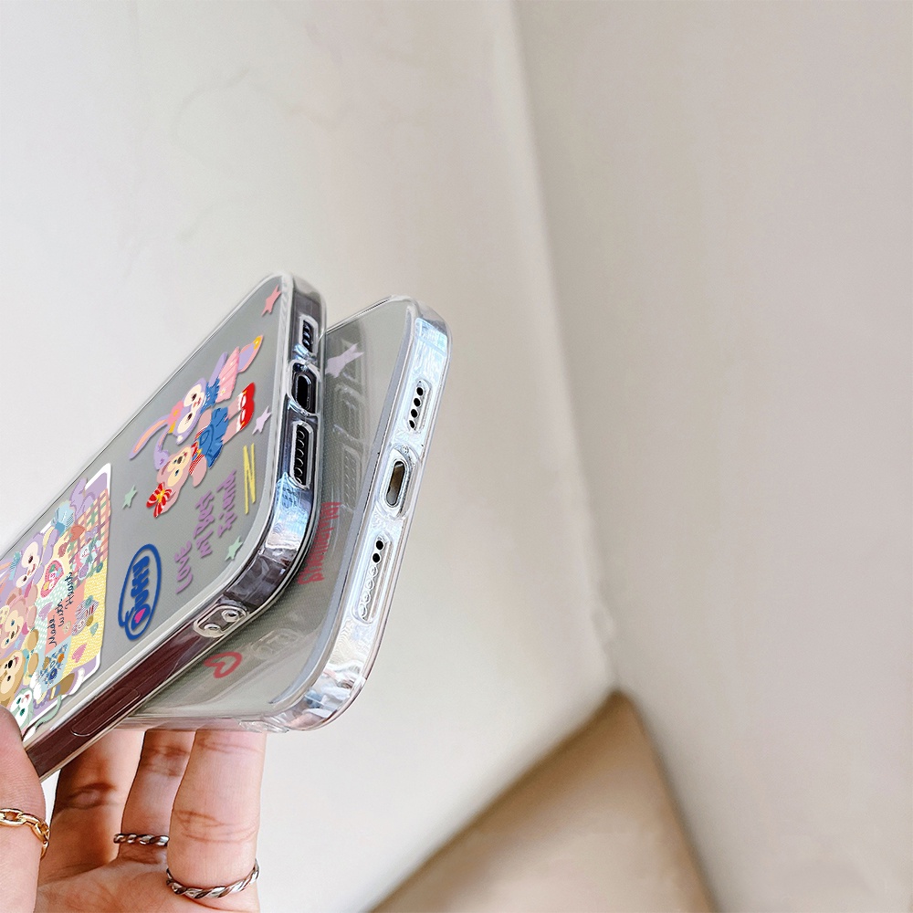 DISNEY Ốp Điện Thoại Tpu Dẻo Hình Gấu Duffy Cho iPhone 11 12 13 pro max XS X XR XSMax 7 8 6 6s plus 5 4 SE 2020