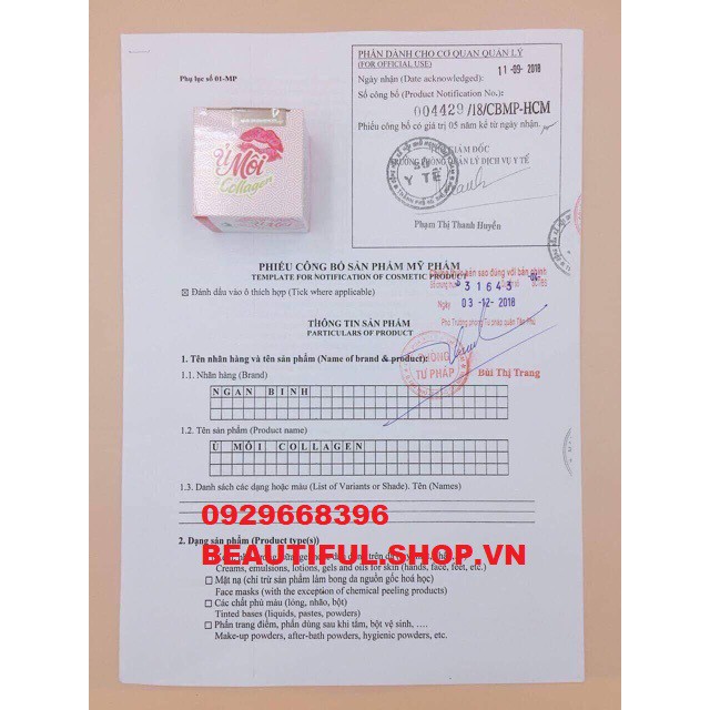 👍[100% Chính Hãng] Ủ Môi Collagen Ngân Bình_ Trị Khô Môi, Nứt Nẻ, Môi Hồng Mềm Mại, Làm Hồng Nhũ Hoa | BigBuy360 - bigbuy360.vn