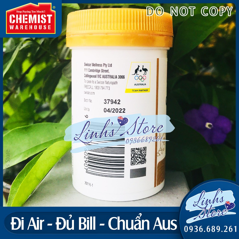 60 viên 💙 Swisse Beauty Collagen Glow 💙 Chemist Warehouse - Úc | Thế Giới Skin Care