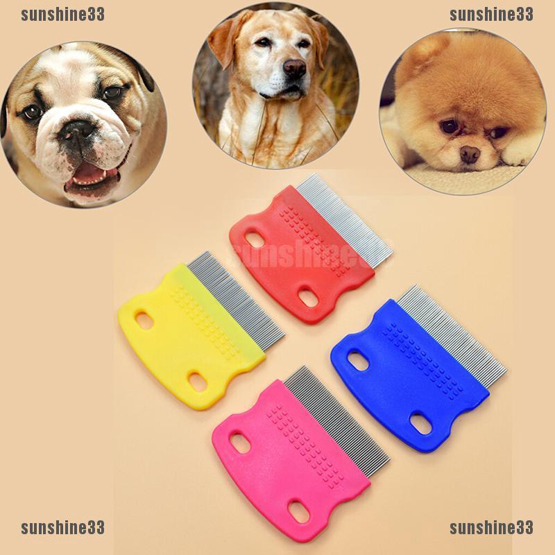 Bàn chải làm sạch lông cho thú cưng bằng thép không gỉ tiện dụng