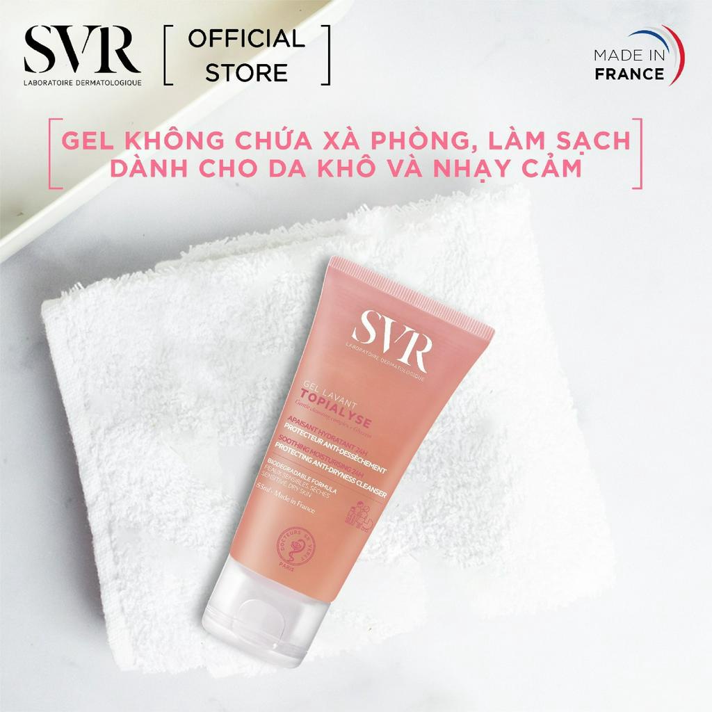 Sữa Rửa Mặt SVR Dành Cho Da Nhạy Cảm Không Chứa Xà Phòng Physiopure Gelée Moussante 55ml