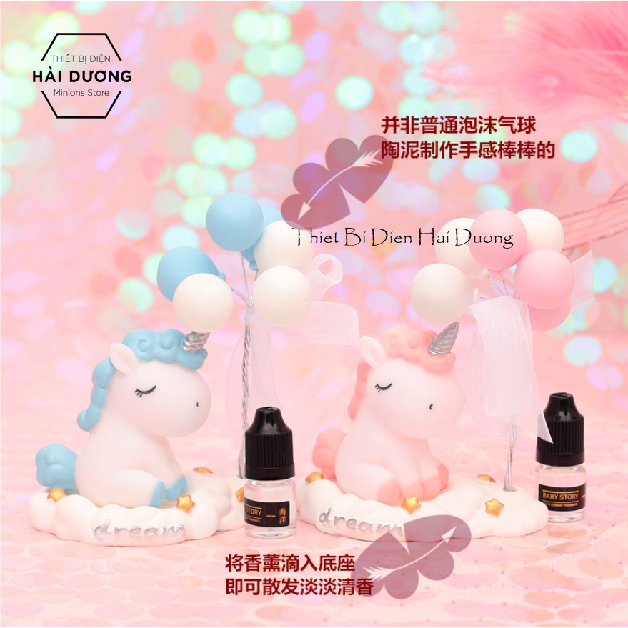 Nước hoa xe hơi - đồ trang trí nhà cửa hình kỳ lân dễ thương - Đem lại cảm giác mới mẻ cho không gian của bạn