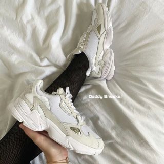 < VIDEO + ẢNH THẬT > GIÀY SNEAKER FALCON TRẮNG FULL THẤP CỔ