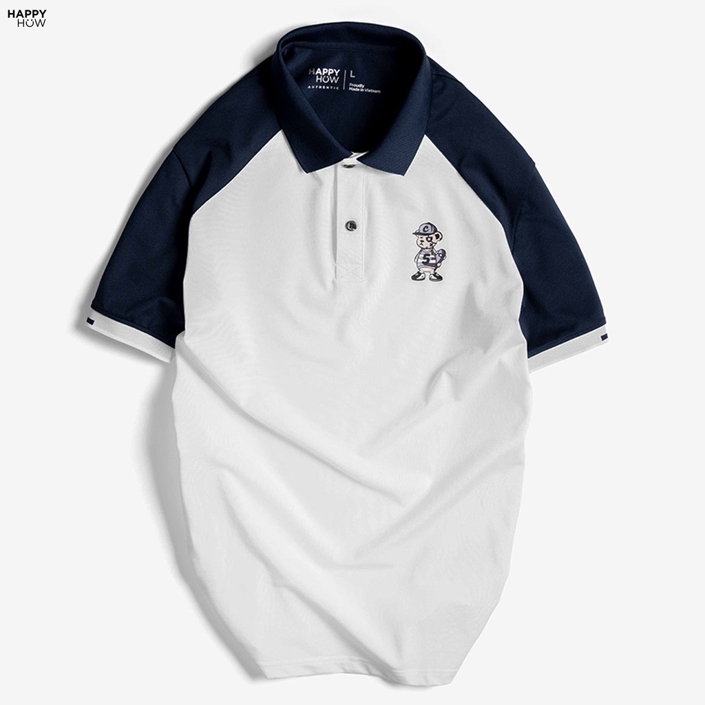 Áo Polo nam cổ bẻ Rap-lăng DLO vải cá sấu Cotton xuất xịn,chuẩn form,sang trọng-lịch lãm - HAPPYHOW