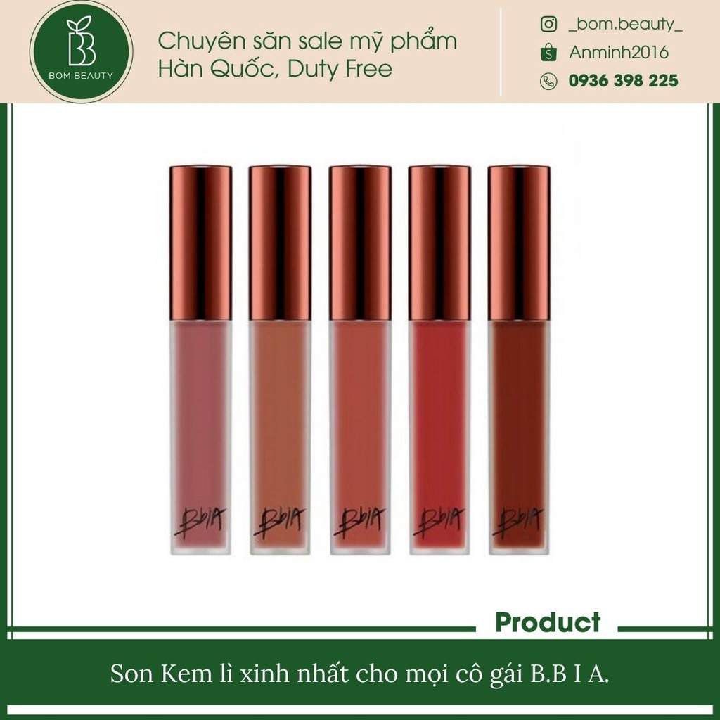 (thanh lý) Son Kem lì xinh nhất cho mọi cô gái B.B I A. | BigBuy360 - bigbuy360.vn