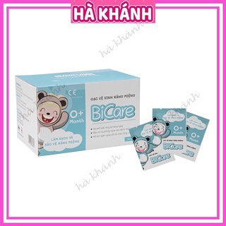 Gạc vệ sinh răng miệng Bicare Rơ lưỡi Bicare cho bé 30 gói