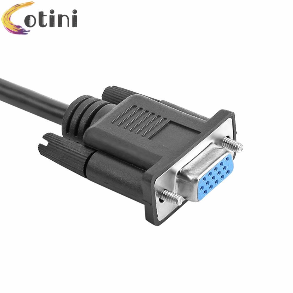 Dây Cáp Chuyển Đổi Vga Từ 1 Ra 2 Đầu Đực Sang Đầu Cái