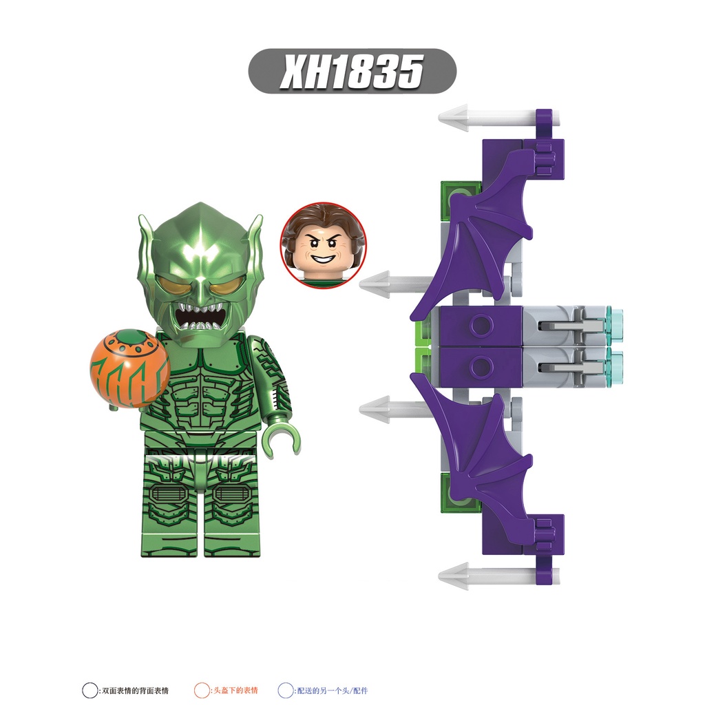 Minifigures Đồ Chơi Lắp Ráp Các Mẫu Nhân Vật Người Nhện - Tiến Sĩ Bạch Tuộc X0328 X1833 Mẫu Mới Nhất