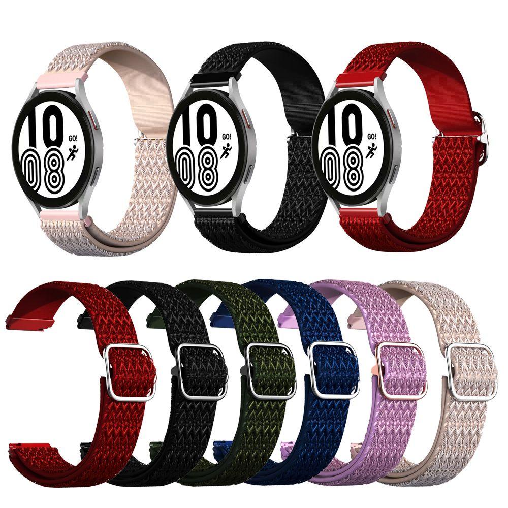 Dây Đeo Nylon Thay Thế Thời Trang Cho Đồng Hồ Samsung Galaxy Watch 4 Classic 42mm 46mm 40mm 44mm