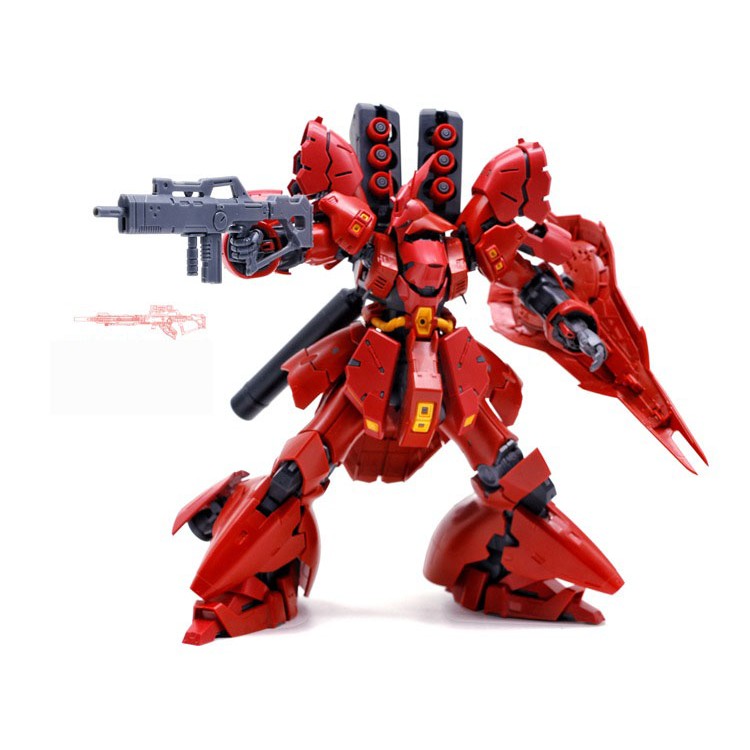 Phụ kiện mô hình nhựa Weapon Combination Gun Rifle Custom cho HG RG 1/144 sazabi moon gundam