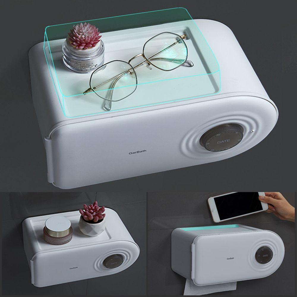 Giá Đỡ Cuộn Giấy Vệ Sinh Gắn Tường Không Cần Đục Lỗ Tiện Dụng Cho Nhà Bếp / Phòng Tắm