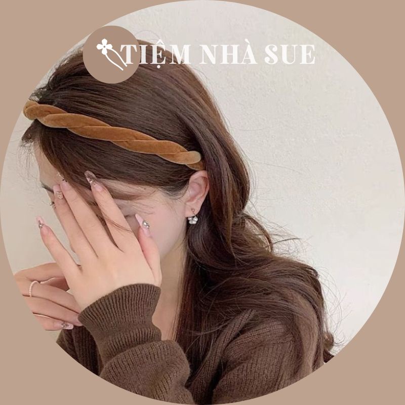 Bờm xược băng đô cài tết mấn tóc phụ kiện tóc rửa mặt, đi chơi cho nàng phong cách vintage SUESUE VN048