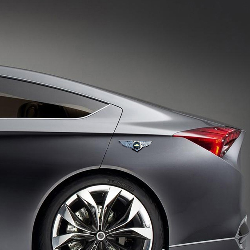 Miếng dán kim loại logo xe cho Chevrolet Cavalier Onix Cruze Aveo