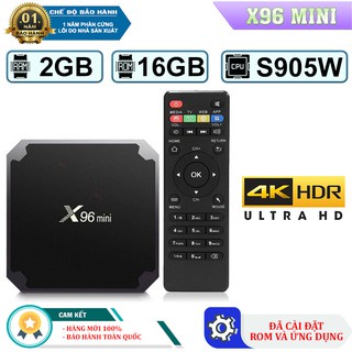 đầu thu android tivi Box X96 mini ram 2G rom 16G mang lại những trải nghiệm thú vị bên gia đình