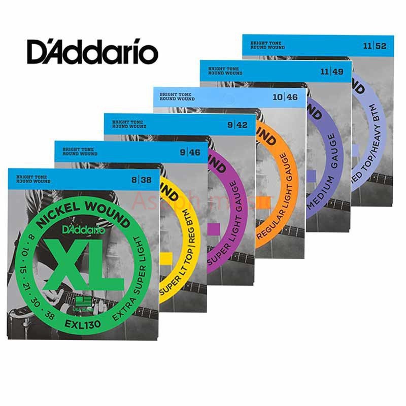 Dây đàn D'ADDARIO EXL110 thời trang thay thế chuyên dụng cho Guitar điện