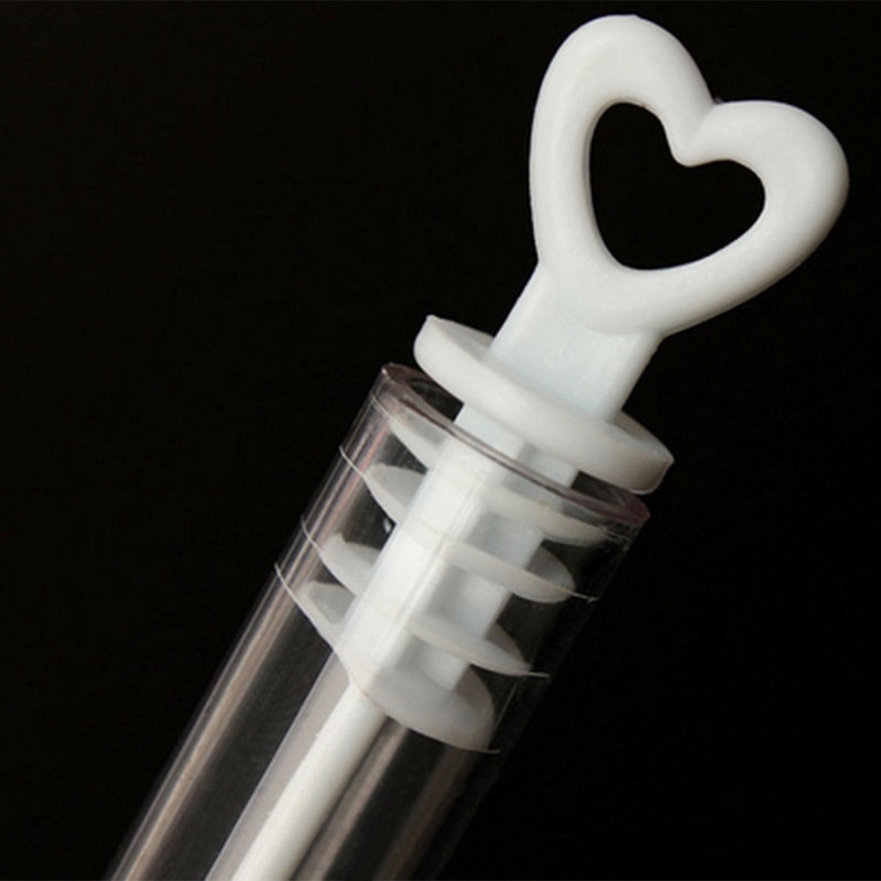 Set 50 Ống Thổi Bong Bóng Xà Phòng Mini Hình Trái Tim