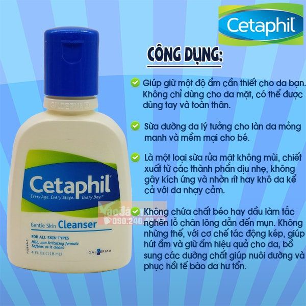 Sữa rửa mặt Cetaphil 500ml