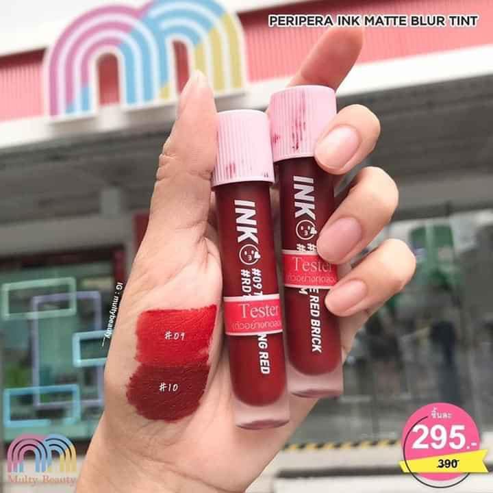 [SẴN + BILL] Son Kem Lì Mềm Mịn Môi Peripera Ink Matte Blur Tint