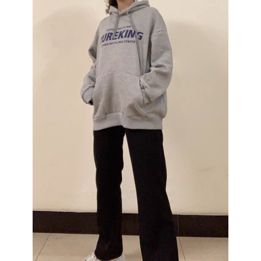 (HÀNG ORDER) ÁO HOODIE TUREKING FORM RỘNG CÓ NÓN HÀN QUỐC MÀU TRẮNG | BigBuy360 - bigbuy360.vn