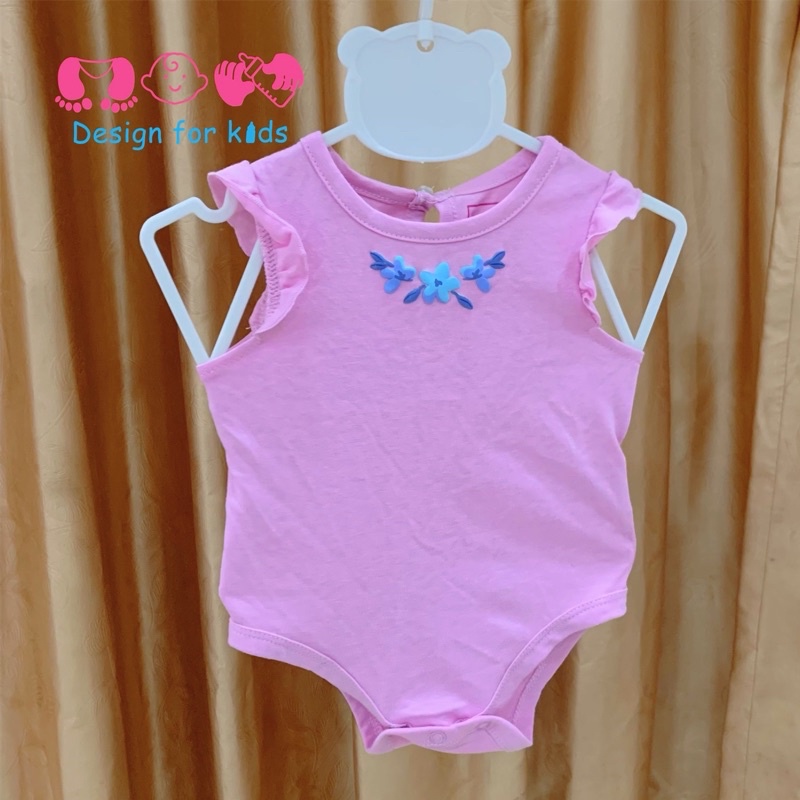 (Form nhỏ) Body chip ba lỗ sát nách chất vải ORGANIC cotton hãng PL Baby / Just Lizzy/ Little me xuất dư xịn cho bé